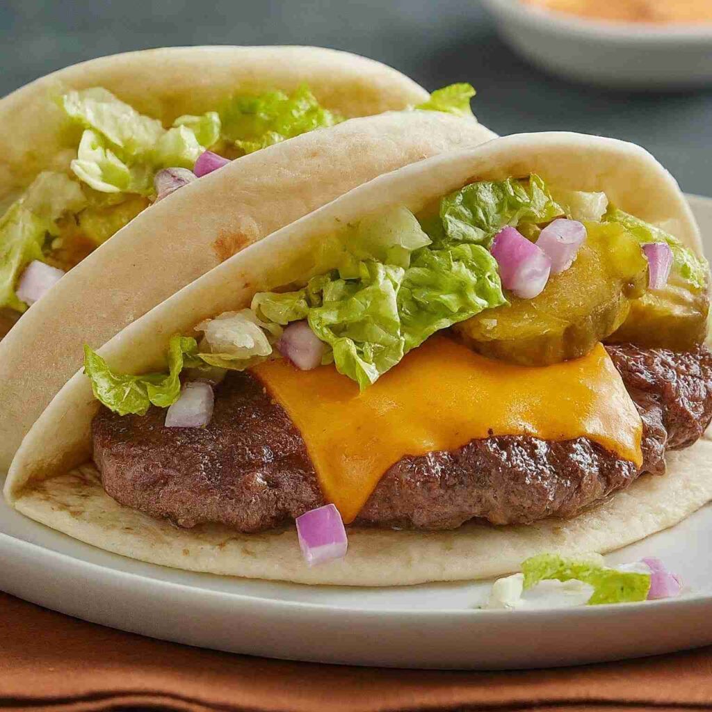 Easy Smash Burger Tacos
smash burger tortilla