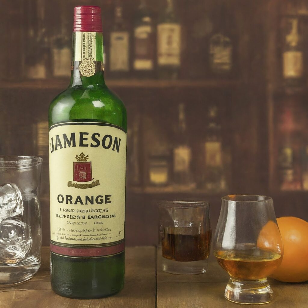 Jameson orange for tea shot