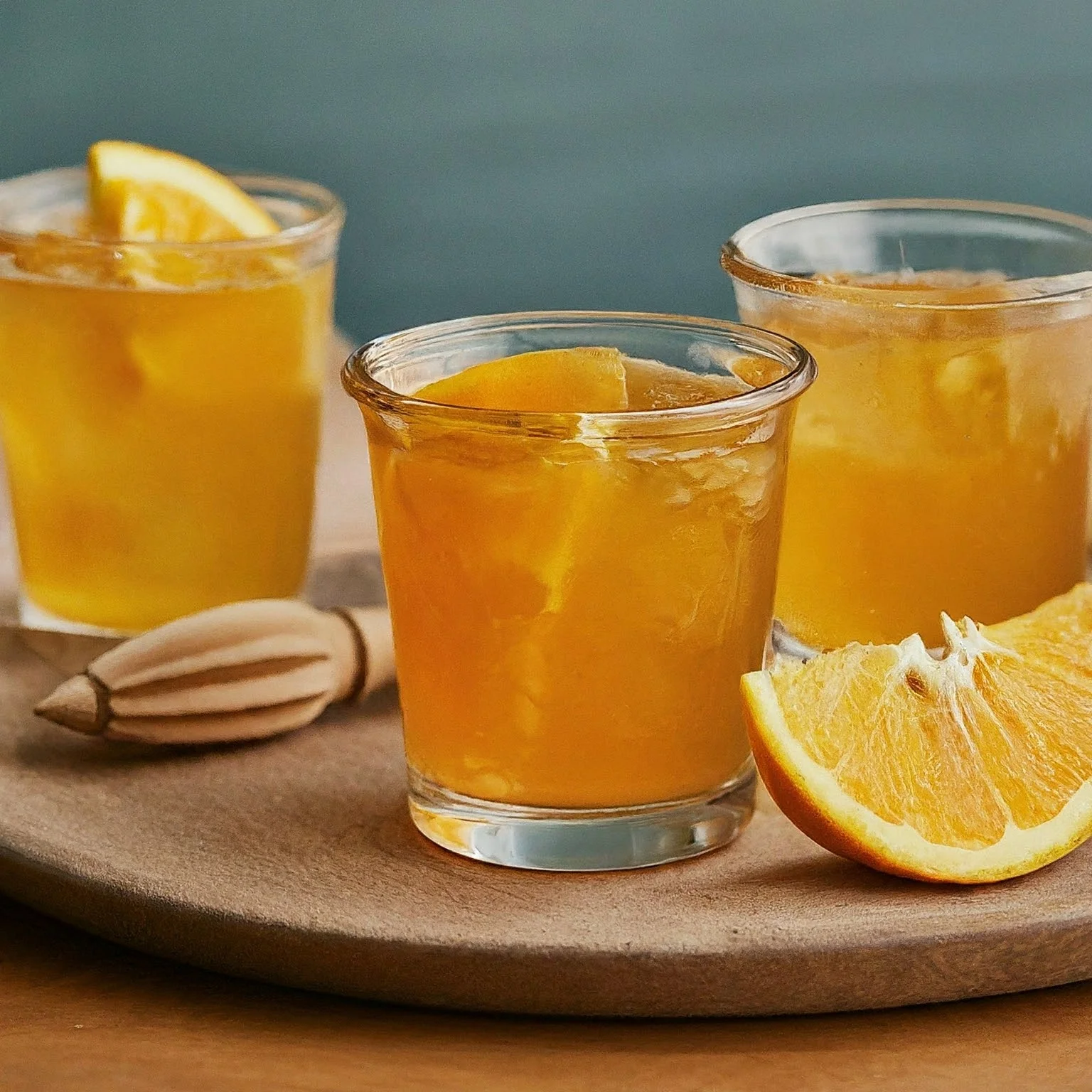 orange tea shot